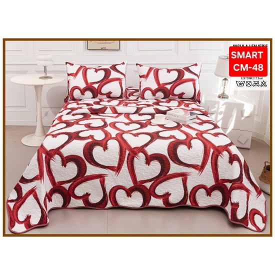 Cuvertura 3 piese Cuvertura cu 3 piese pentru pat dublu