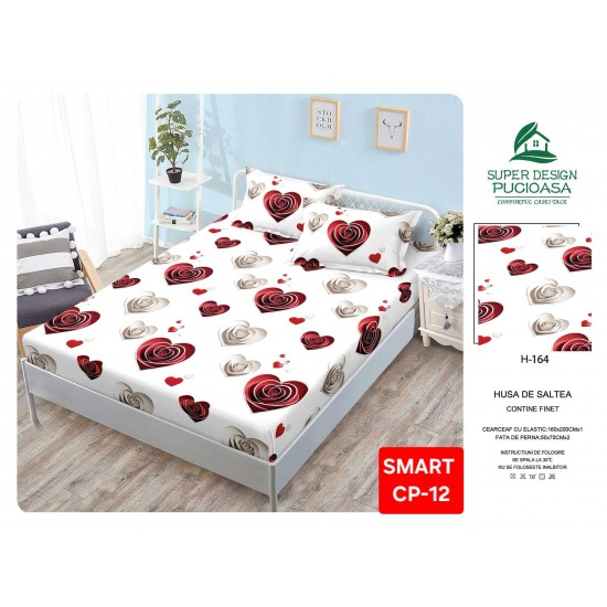 Husa bumbac finet Huse bumbac finet 2 Persoane 160x200