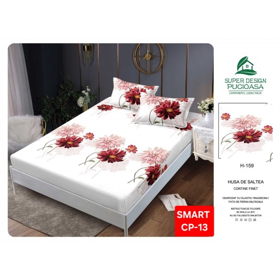 Husa bumbac finet Huse bumbac finet 2 Persoane 160x200