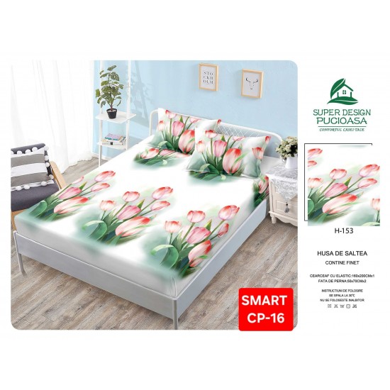 Husa bumbac finet Huse bumbac finet 2 Persoane 160x200
