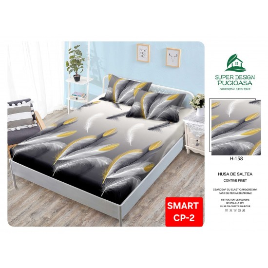 Husa bumbac finet Huse bumbac finet 2 Persoane 160x200