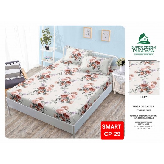 Husa bumbac finet Huse bumbac finet 2 Persoane 160x200