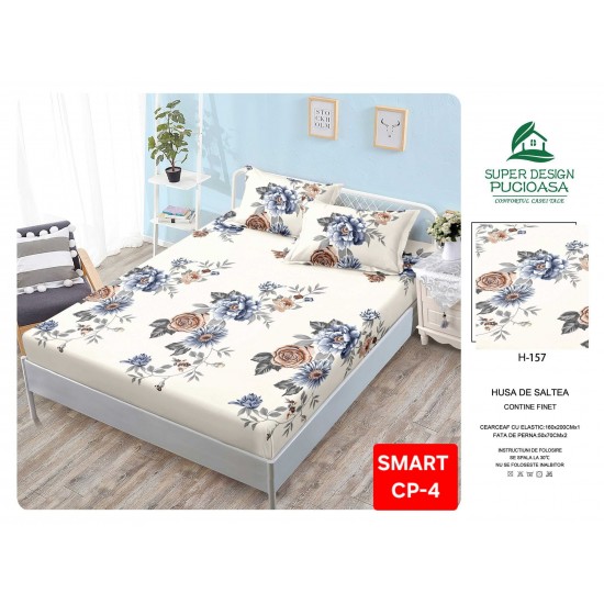 Husa bumbac finet Huse bumbac finet 2 Persoane 160x200