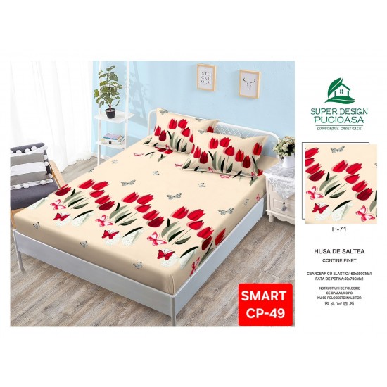 Husa bumbac finet Huse bumbac finet 2 Persoane 160x200