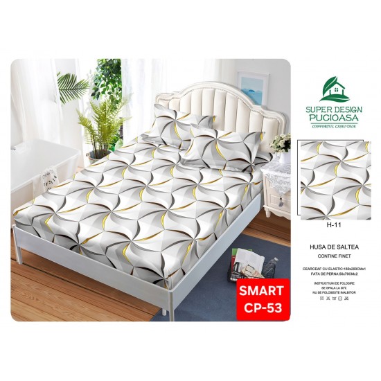 Husa bumbac finet Huse bumbac finet 2 Persoane 160x200