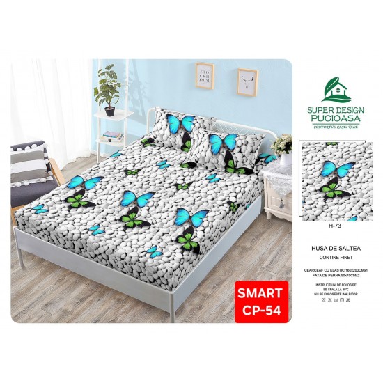 Husa bumbac finet Huse bumbac finet 2 Persoane 160x200