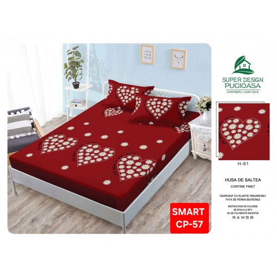 Husa bumbac finet Huse bumbac finet 2 Persoane 160x200