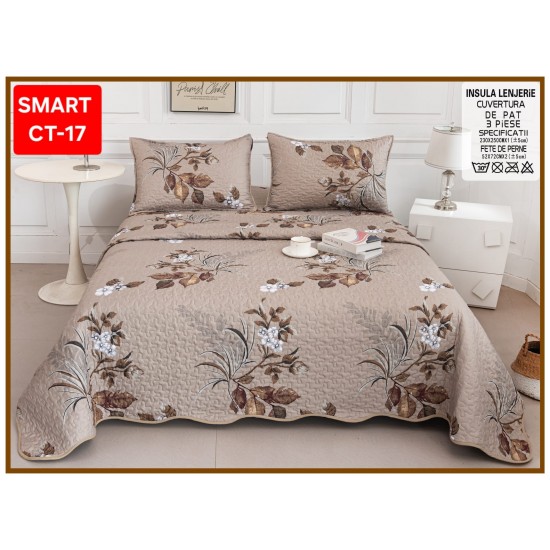 Cuvertura 3 piese Cuvertura cu 3 piese pentru pat dublu