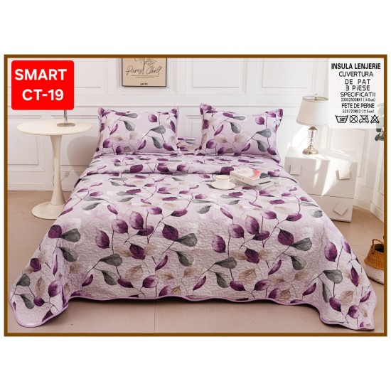 Cuvertura 3 piese Cuvertura cu 3 piese pentru pat dublu