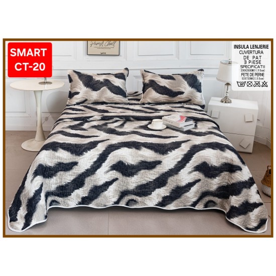 Cuvertura 3 piese Cuvertura cu 3 piese pentru pat dublu
