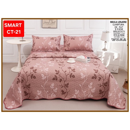Cuvertura 3 piese Cuvertura cu 3 piese pentru pat dublu