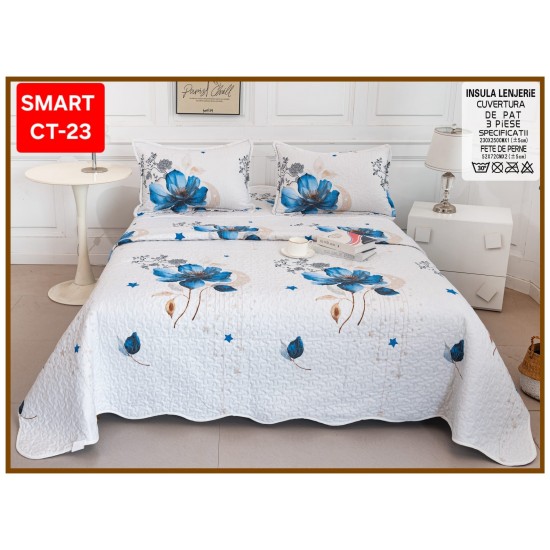 Cuvertura 3 piese Cuvertura cu 3 piese pentru pat dublu