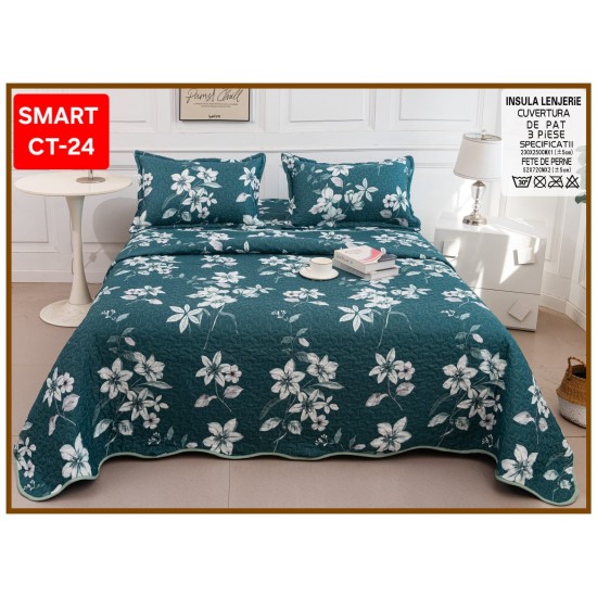 Cuvertura 3 piese Cuvertura cu 3 piese pentru pat dublu