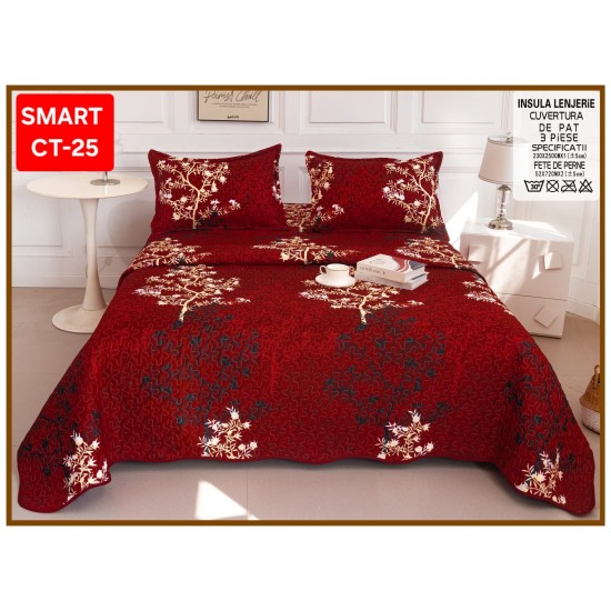 Cuvertura 3 piese Cuvertura cu 3 piese pentru pat dublu
