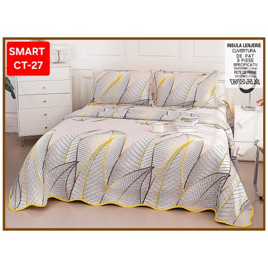 Cuvertura 3 piese Cuvertura cu 3 piese pentru pat dublu