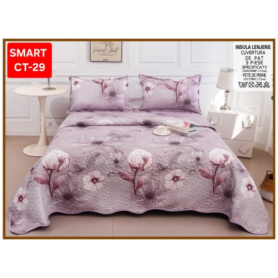 Cuvertura 3 piese Cuvertura cu 3 piese pentru pat dublu