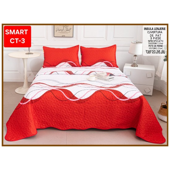 Cuvertura 3 piese Cuvertura cu 3 piese pentru pat dublu
