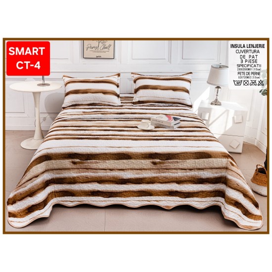 Cuvertura 3 piese Cuvertura cu 3 piese pentru pat dublu