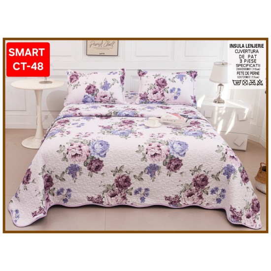 Cuvertura 3 piese Cuvertura cu 3 piese pentru pat dublu