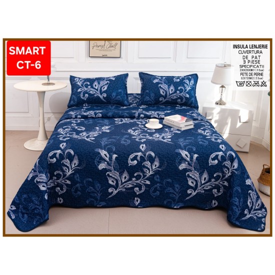 Cuvertura 3 piese Cuvertura cu 3 piese pentru pat dublu