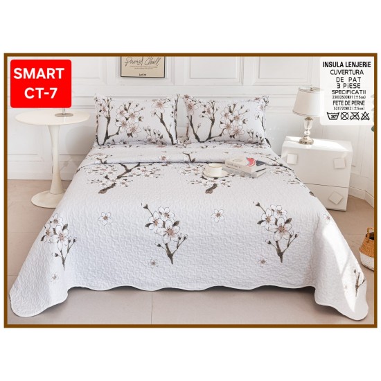 Cuvertura 3 piese Cuvertura cu 3 piese pentru pat dublu