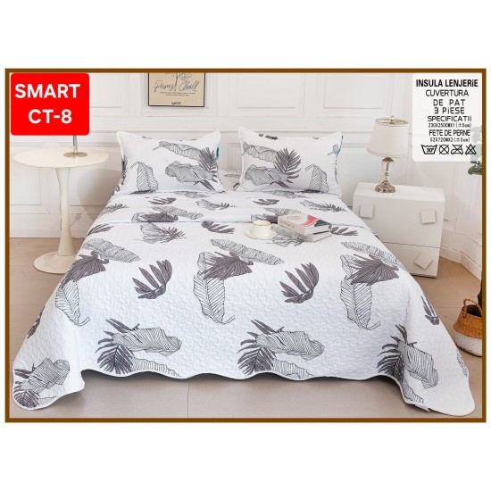 Cuvertura 3 piese Cuvertura cu 3 piese pentru pat dublu