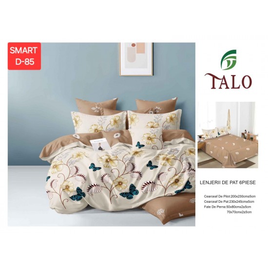 Lenjerii de pat Finet 6 Piese Lenjerii 2 persoane Finet 6 piese