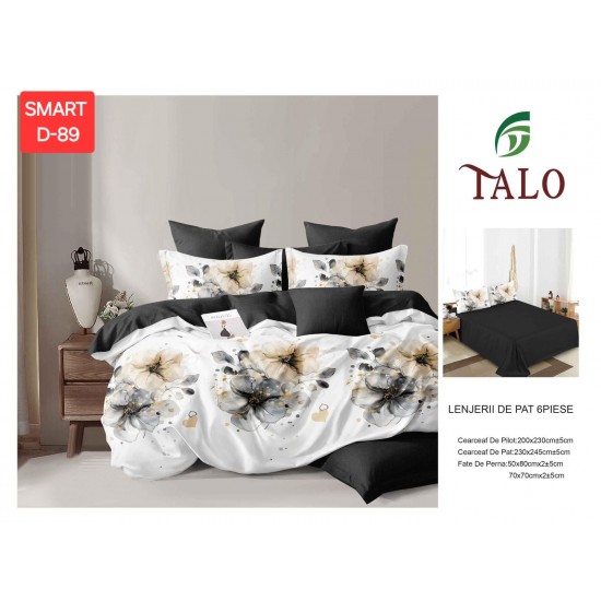 Lenjerii de pat Finet 6 Piese Lenjerii 2 persoane Finet 6 piese