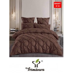 Lenjerie de pat cu pliuri din FINET pentru 2 persoane, 6 piese 