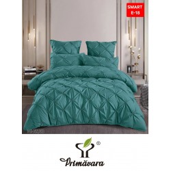 Lenjerie de pat cu pliuri din FINET pentru 2 persoane, 6 piese
