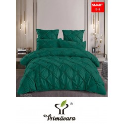 Lenjerie de pat cu pliuri din FINET pentru 2 persoane, 6 piese