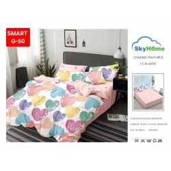 Lenjerii de pat cu Elastic Finet 4 piese 
