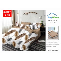 Lenjerii de pat cu Elastic Finet 4 piese 