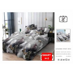 Lenjerii de pat cu Elastic Finet 4 piese 1+1