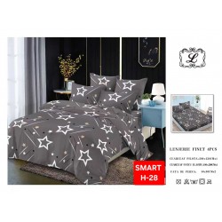 Lenjerii de pat cu Elastic Finet 4 piese 1+1