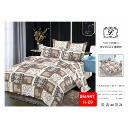 Lenjerii de pat cu Elastic Finet 4 piese 1+1