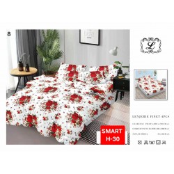 Lenjerii de pat cu Elastic Finet 4 piese 1+1