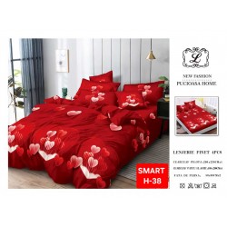 Lenjerii de pat cu Elastic Finet 4 piese 1+1