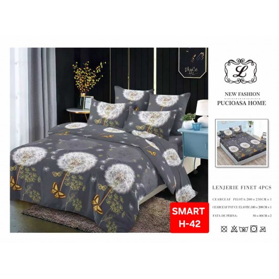 Lenjerii de pat cu Elastic Finet 4 piese Lenjerii Finet cu Elastic Oferta 1+1