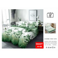 Lenjerii de pat cu Elastic Finet 4 piese 1+1