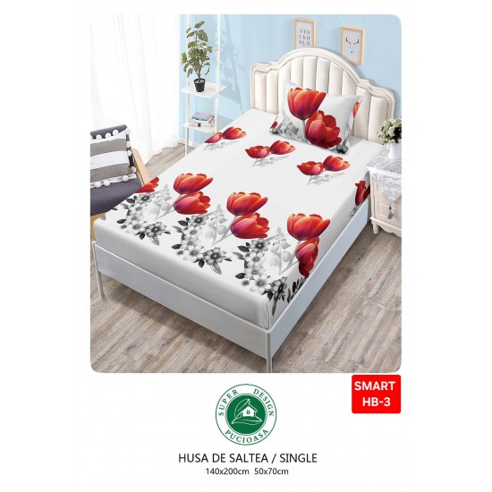 Husa bumbac finet 1 persoana Huse Bumbac Finet 1 Persoane 140X200