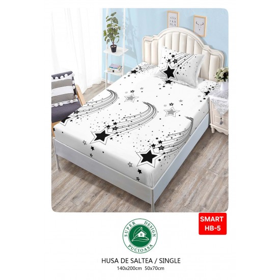 Husa bumbac finet 1 persoana Huse Bumbac Finet 1 Persoane 140X200