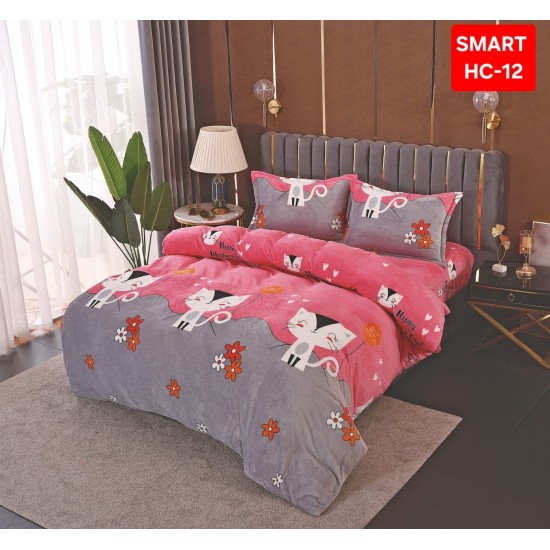 Lenjerii de pat cocolino 4 Piese Lenjerie cocolino cu elastic