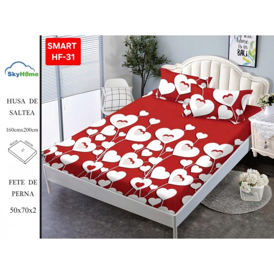 Husa bumbac finet Huse Bumbac Finet 2 Persoane 180X200