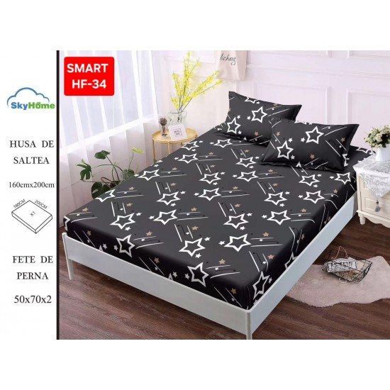 Husa bumbac finet Huse Bumbac Finet 2 Persoane 180X200