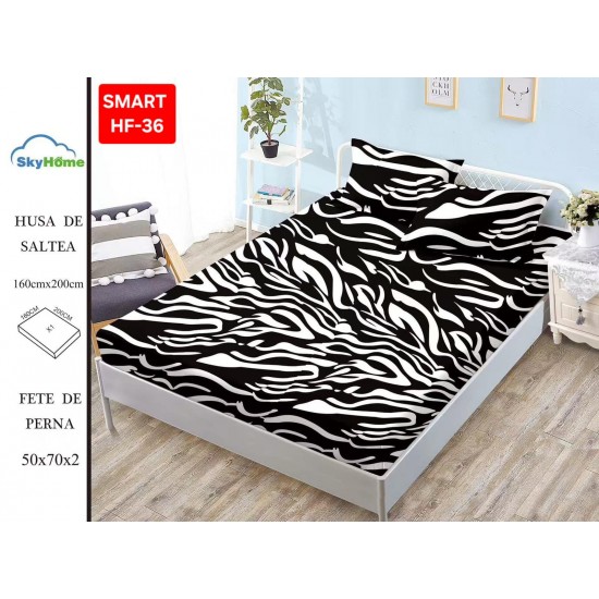 Husa bumbac finet Huse Bumbac Finet 2 Persoane 180X200