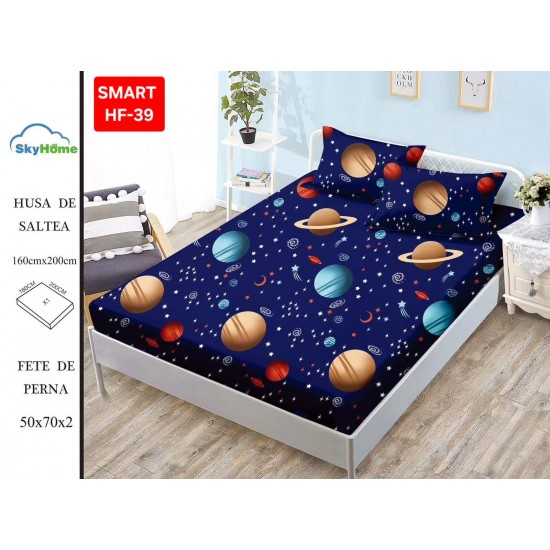 Husa bumbac finet Huse Bumbac Finet 2 Persoane 180X200