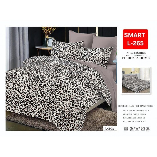 Lenjerii de pat Finet 6 Piese 1+1 Lenjerii Finet cu cearceaf normal Oferta 1+1