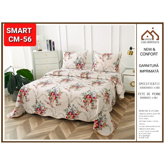 Cuvertura 3 piese Cuvertura cu 3 piese pentru pat dublu