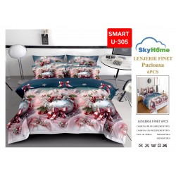 Lenjerii de pat Finet 6 Piese 